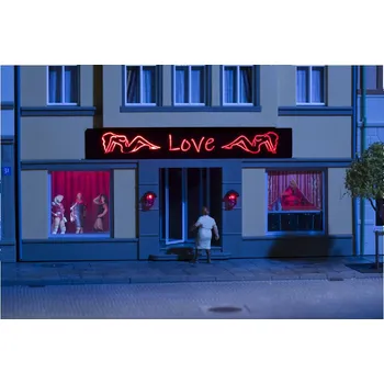 Modelová železnice LED světelné logo Love Auhagen 58112