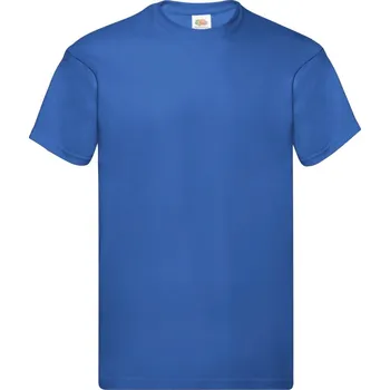 Chlapecké tričko Triko pánské Fruit of the Loom Original T - modré, XL