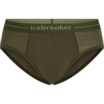 Pánské merino slipy ICEBREAKER Mens Anatomica Briefs, Dark Loden velikost: L
