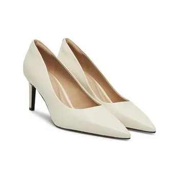Oblečení a móda Lodičky Calvin Klein Pump 70 Pointy Hw Bar Lth HW0HW02561 Écru 40