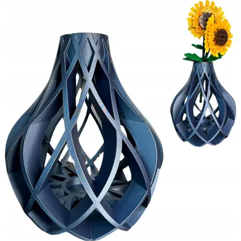 Váza Váza 3D Forge plast 16 x 18 cm