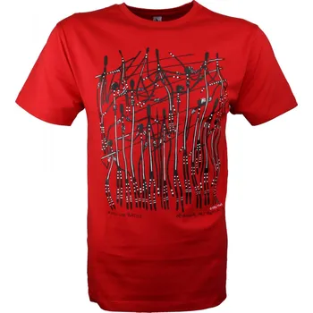 Pánská košile Tričko Gooses Ready For Battle - červené, M