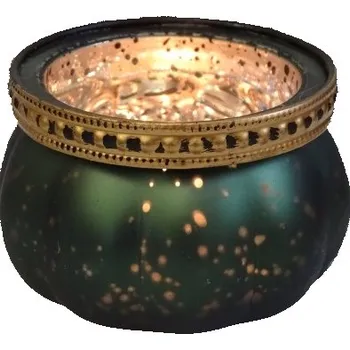 Svícen SVÍCEN NA ČAJOVÉ SVÍČKY (OHŘÍVAČE) SKLENĚNÝ