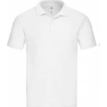 Chlapecké tričko Polokošile pánská Fruit of the Loom Original Polo - bílá, 3XL