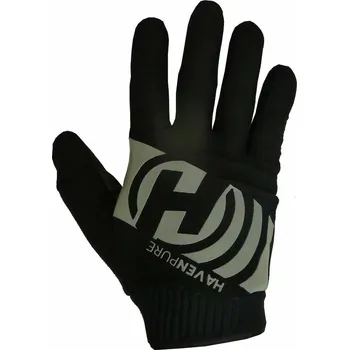 Cyklistické rukavice Rukavice dlouhoprsté Haven Pure - černé, M