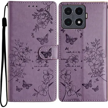 Pouzdro na mobilní telefon Floralis knížkové pouzdro na Xiaomi 15T Pro - fialové