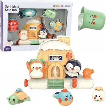 Hračka pro nejmenší YOULEEN VODNÍ SADA DO KOUPELE – STŘÍKÁNÍ A TOČENÍ PRO ZÁBAVU