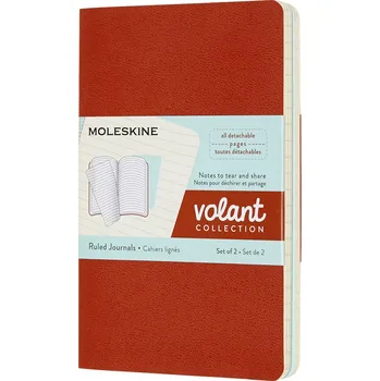 Diář Moleskine, Linkované sešity Moleskine Volant P oranžové a modré 2 ks - Formadore