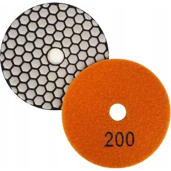 Brusný kotouč DIAMANTOVÝ KOTOUČ LEŠTICÍ KOTOUČ 100MM PRO BROUŠENÍ SLINUTÉ DLAŽBY A DLAŽDIC NA SUCHÝ ZIP G200