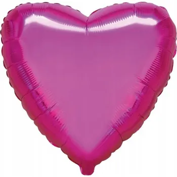 Balónek Fóliový balónek 18" FX - Srdce (tmavě růžový), balený