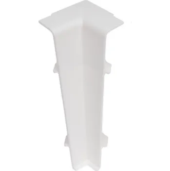 Podlahová lišta Vnitřní roh Cezar PVC 22 x 75, délka 2 cm, bílý