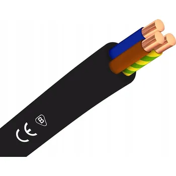 elektrický kabel Kabel Elektrokabel CYKY zemní 3x1,5 mm2 50 m