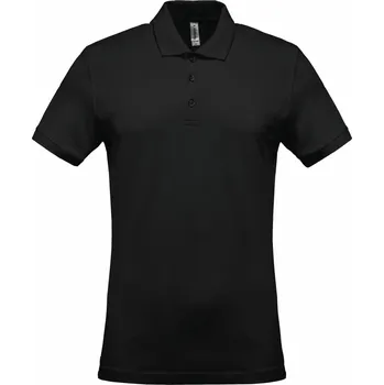 Chlapecké tričko Pánská polokošile Kariban - černá, M