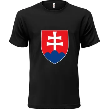 Pánské tričko Triko krátký rukáv Alex Fox Fan Slovensko - černé, XXL