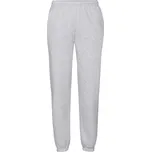 Tepláky pánské Fruit of the Loom Classic Elasticated Cuff Jog - šedé, 3XL