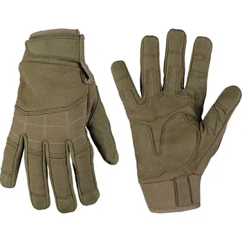 Ochranné vybavení na lov a střelbu Rukavice taktické Mil-Tec Assault - olivové, S