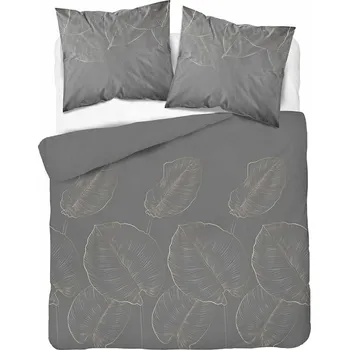 Povlečení Povlečení 220x200 Listy Šedá Monastery
