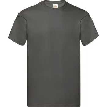 Chlapecké tričko Triko pánské Fruit of the Loom Original T - antracitové, XL