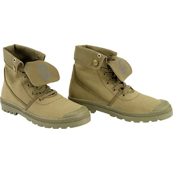 Pánská zimní obuv Boty Brandit Military Canvas Sneaker High - olivové, 46