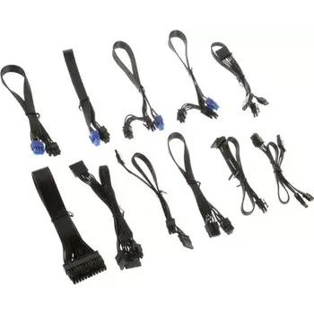 Počítačový zdroj SilverStone Sada krátkých Ribbon kabelů pro SilverStone Strider černá (SST-PP05-E)