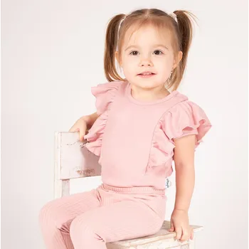 Bavlněné dívčí body, krátký rukáv Nelly 86