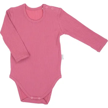 Bavlněné body, dlouhý rukáv, pruhované, pro dívky, Malaga LALA, vel. 80