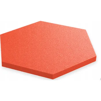 Obklad Bitmat Akustický panel Hexagon 50x50cm, tloušťka 3cm, červený
