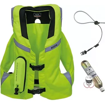 Moto vesta HIT-AIR MLV 2 AIRBAG VESTA na motorku REFLEXNÍ ŽLUTÁ, velikost LARGE (XL-3XL)
