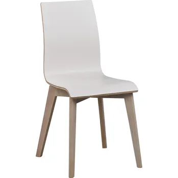 Jídelní židle Jídelní židle Gracy | Bílá/světle hnědá