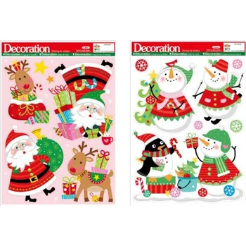 Dětsný nábytek Vánoční samolepky na okno