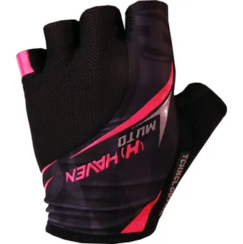 Chránič rukou Rukavice Haven Muto - černé-růžové, L