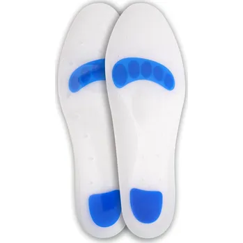 Vložka do bot Gelové ortopedické vložky do bot HealMed - průhledné-modré, 37-38
