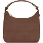 Vuch kabelka z eko kůže a semiše, hnědá