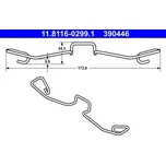 Pruzina, brzdovy trmen, 11.8116-0299.1