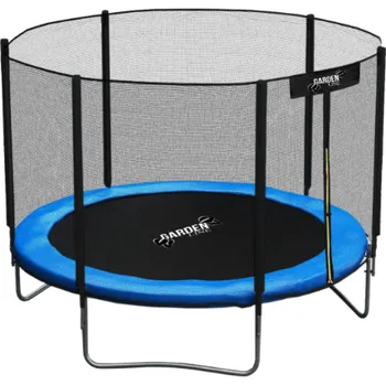 Trampolína Zahradní trampolína pro děti s bezpečnostní sítí a žebříkem 2,4 m - Ø 252 cm