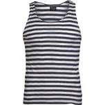 Tílko Marine proužkované - navy-bílé, XL