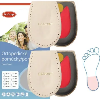 Vložka do bot Podpatěnka na ostruhu Dr. Grepl Memory Soft 2 páry - šedá, 35-41