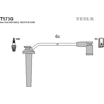 Zapalovací kabel Sada kabelů pro zapalování, T573G