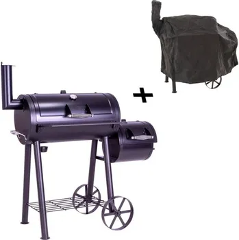 Zahradní gril s udírnou XL BBQ 2 s ochranným krytem