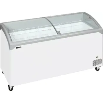 vasegastro Mrazák na nanuky 367 l – velký truhlový mrazicí box s posuvnými skleněnými víky 1570×650×804 mm