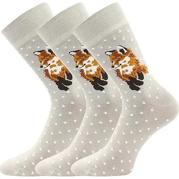 Dámské ponožky Lonka Foxana ponožky s liškou Parametr-barva: lišky, Velikost: 35-38 (23-25)