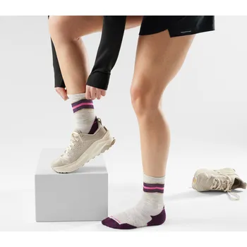 Dámské ponožky Dámské merino běžecké ponožky SMARTWOOL Women's Run Targeted Cushion Mid Crew So, Ash velikost: 34-37 (S)