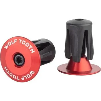 grip WOLF TOOTH koncovky BARPLUG aluminium/červená