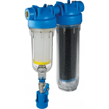 Filtrace vody Atlas Filtri Hydra 7" Rainmaster RSH DUO připojení 3/4" + CB/AF 10mcr s aktivním uhlím