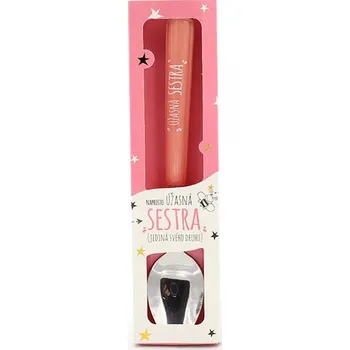 Příbor Nekupto Lžička s nápisem Naprosto úžasná sestra