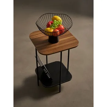 Konferenční stolek Sinsay - Konferenční stolek s policí - hnědá - 696IJ-82X - 696IJ-82X-ONE