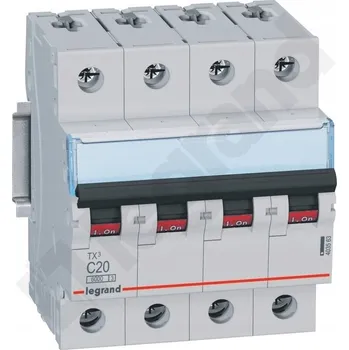 Jistič LEGRAND JISTIČ NADPROUDOVÝ C 20A 4 PÓLY S304 403563