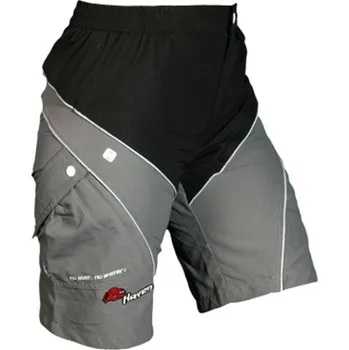 Cyklistické kalhoty Kraťasy dámské Haven Airy - černé-šedé, XS