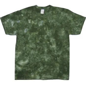 Pánské tričko Tričko unisex The Mountain batikované Infusion - zelené-béžové, 5XL