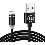 USAMS SJ293 U-Sure Magnetický Datový Kabel Type-C černá (6958444963518)